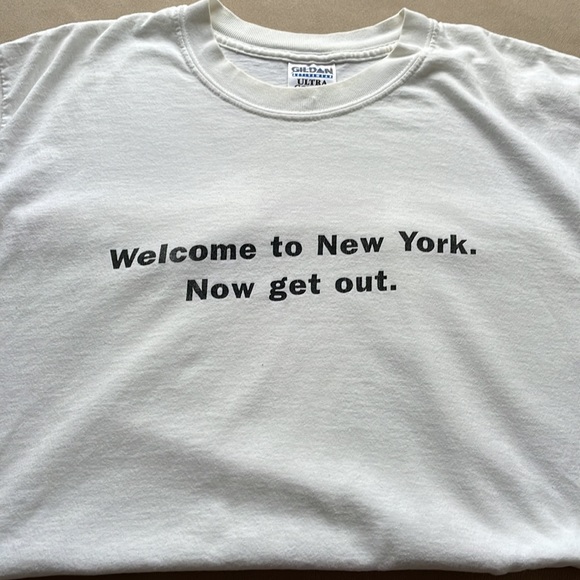 VINTAGE 1990s ⭐️ TIME OUT NEW YORK t-shirt Large - Picture 9 of 15